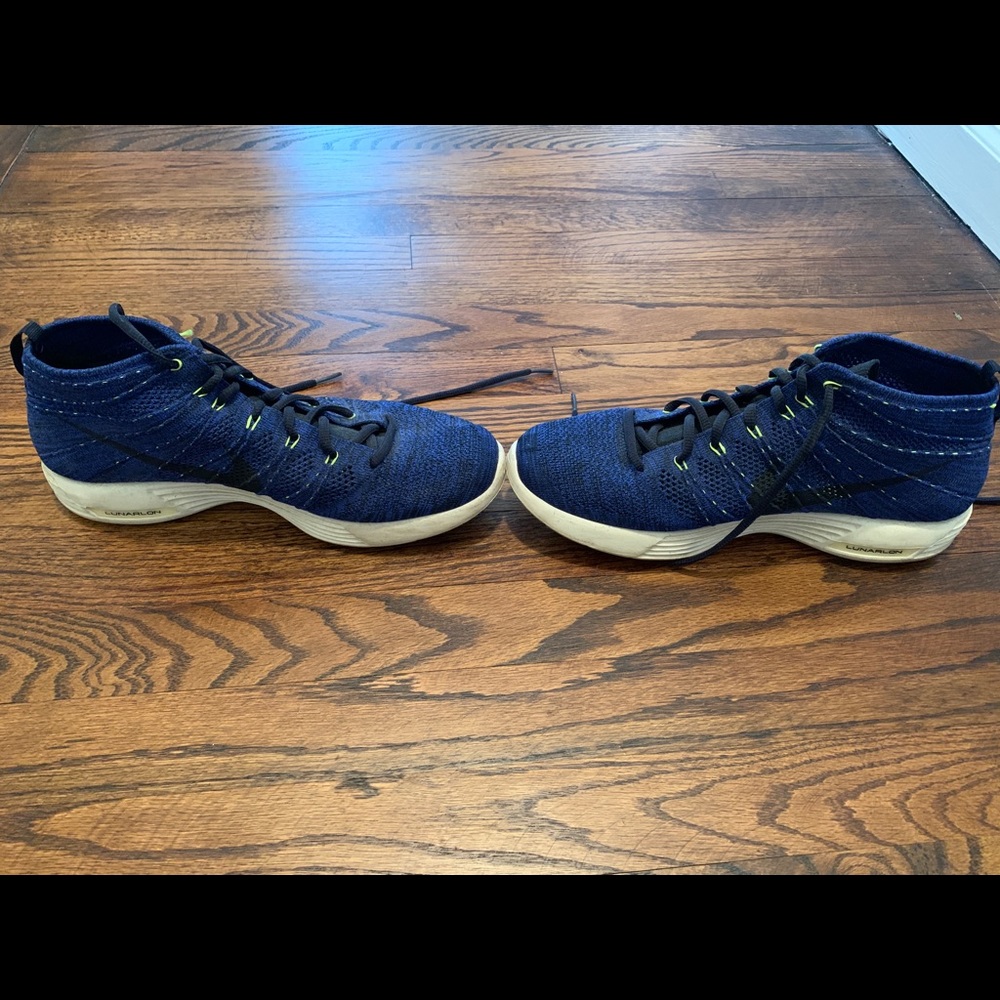 Flyknit Lunar Chukka Blue Size 11 Men’s Nike Shoes